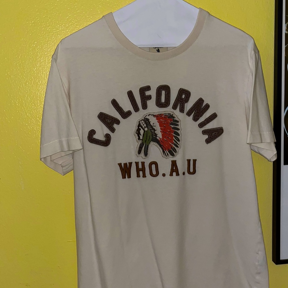 WHO.A.U Beige T-Shirt